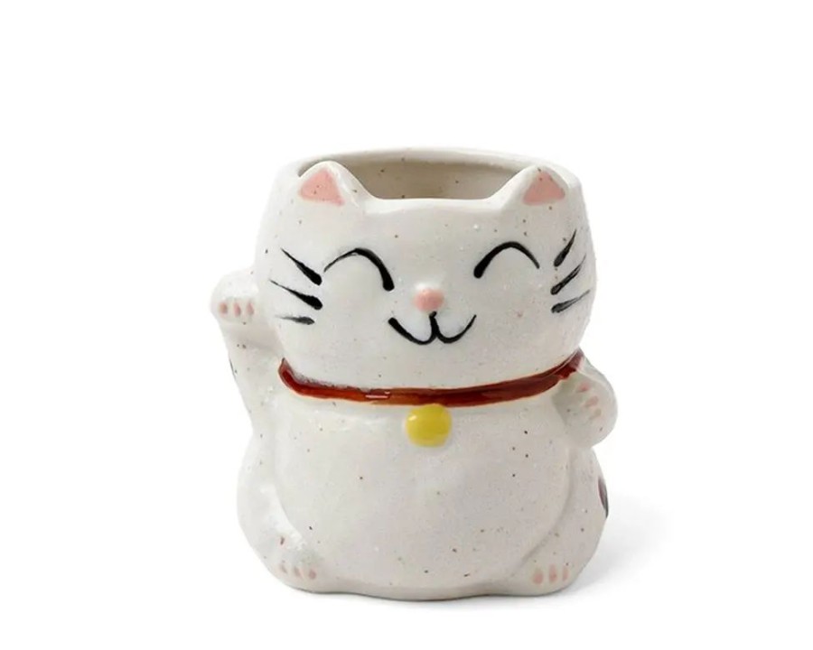 Miya Company Mug Cat White With Spots | Cups/Mugs