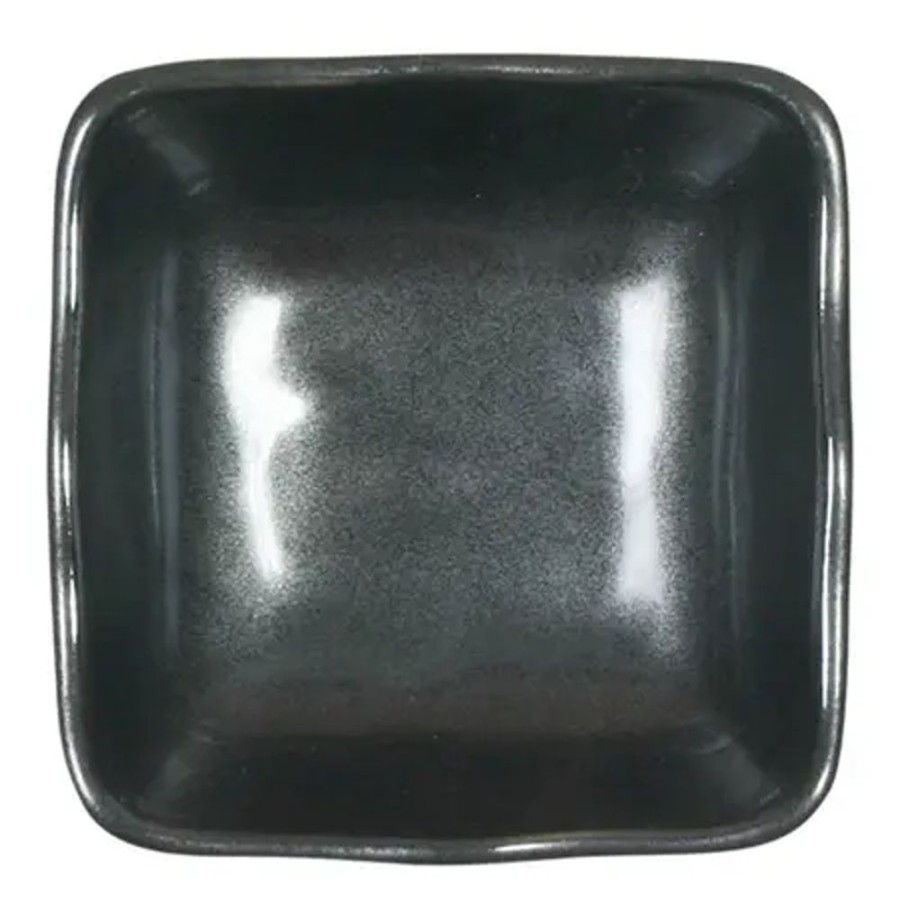 Miya Company Iron Glaze 3.25" Sq. Dish | Sauce Dishes