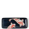 Miya Company Namako Koi Rectangle Plate | Medium Plates