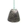 Miya Company Wind Chime Owl Brown | Owls