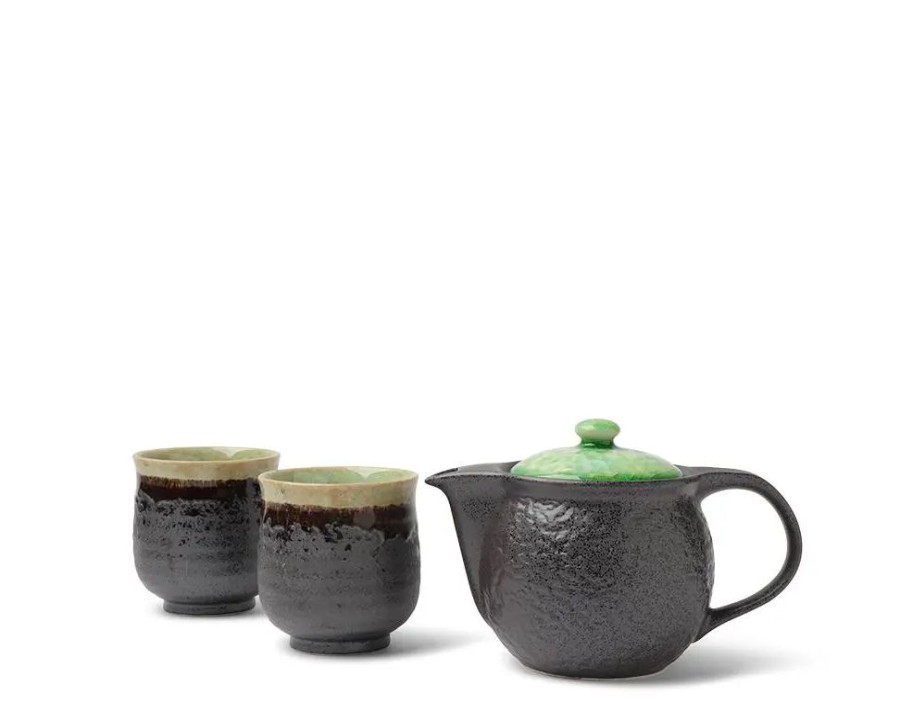 Miya Company Tea Set Bronze Jade | Teapots - Ceramic