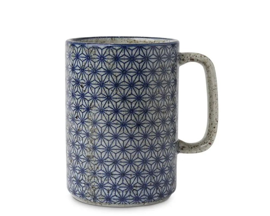 Miya Company Mug Blue Asanoha 16 Oz. | Mugs