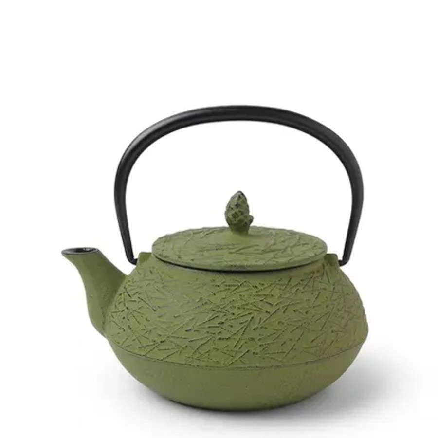 Miya Company Cast Iron Teapot Grass Pine Needle 0.65L | Teapots - Cast Iron