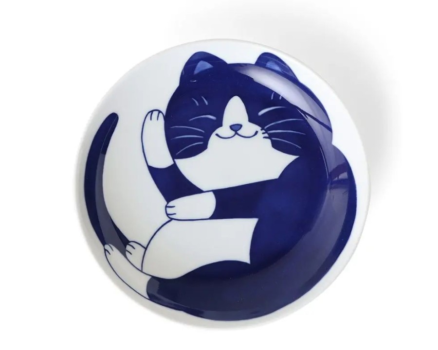 Miya Company Blue Cats 7.75" Bowl | Bowls