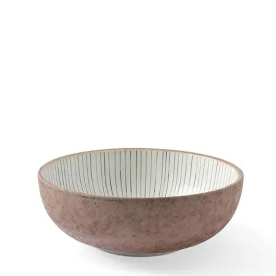 Miya Company Tokusa Gray 7.75" Bowl | Shallow Bowls