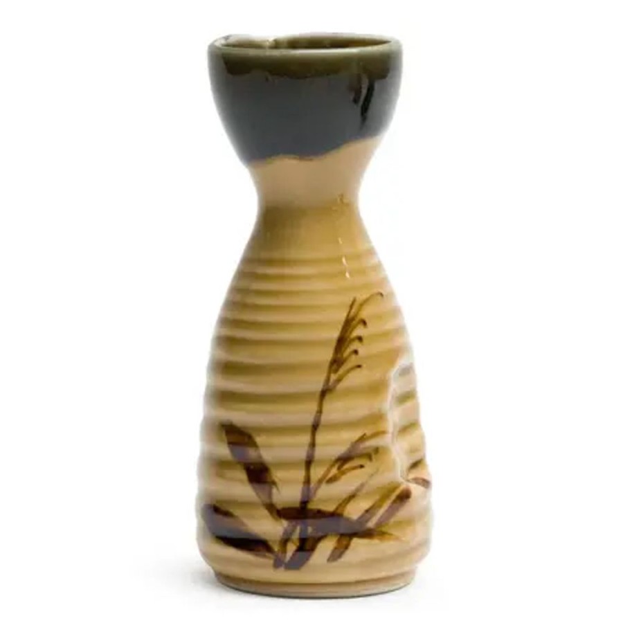 Miya Company Oribe Sasa 8 Oz. Sake Bottle | Sake Bottles & Cups