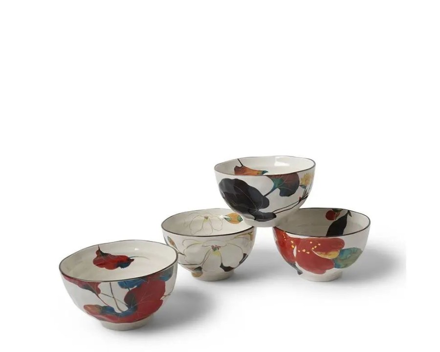 Miya Company Floral Fall Rice Bowl Set | Bowl Sets