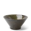 Miya Company Bowl Ramen Moss Green 7-1/2" | Ramen Bowls