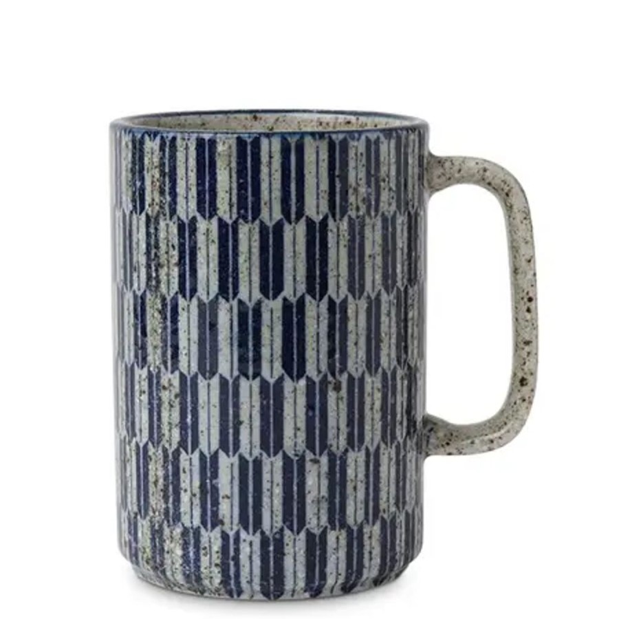 Miya Company Mug Blue Yagasuri 16 Oz. | Mugs