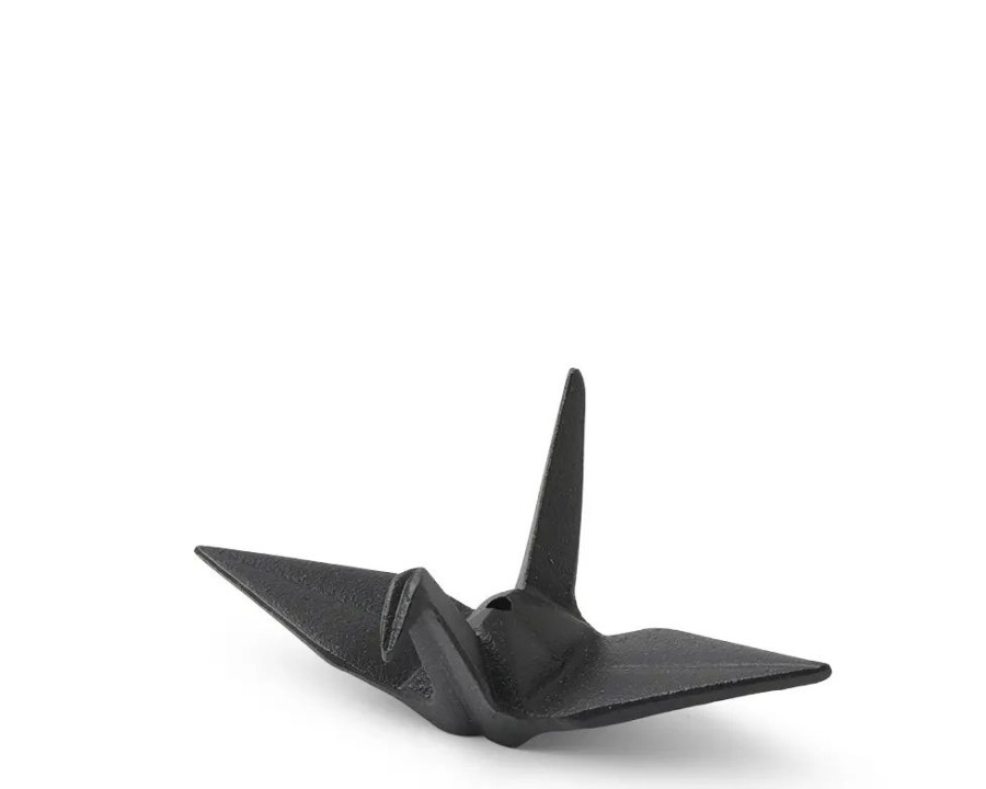 Miya Company Incense Holder Black Peace Crane | Incense