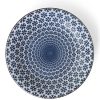 Miya Company Blue & White Snow 11" Plate | Large Plates