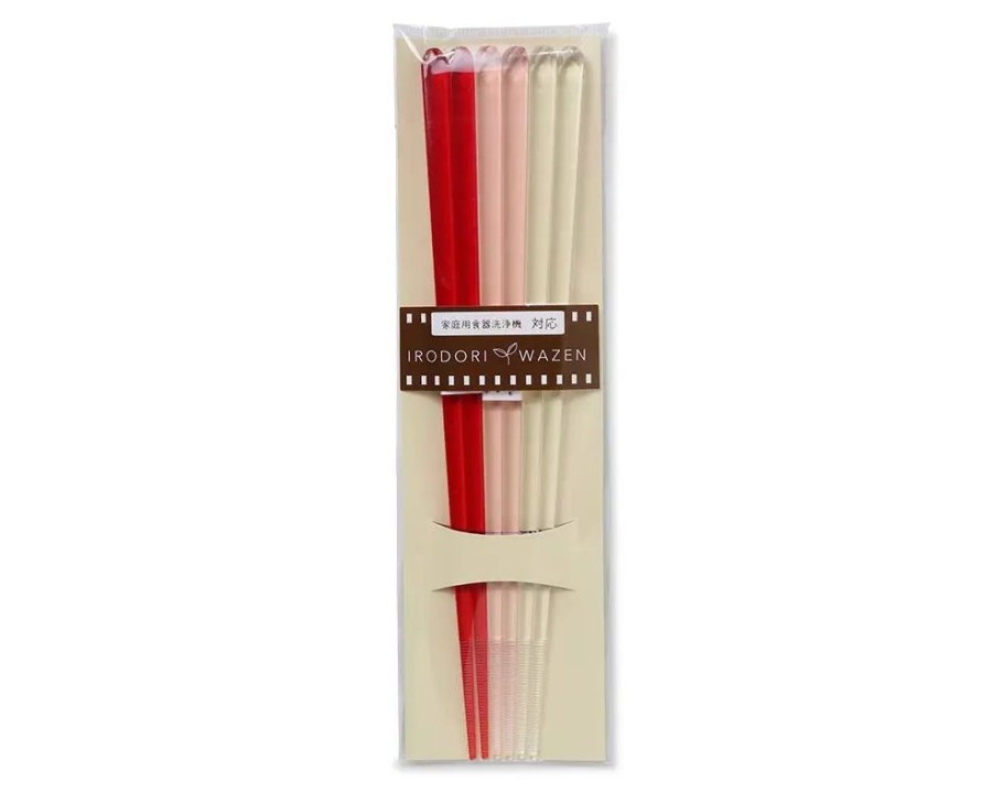 Miya Company Chopsticks Acrylic Red Set/3 | Chopsticks