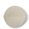 Miya Company Hazara Leaf Plate White 8.75" X 8.25" | Medium Plates