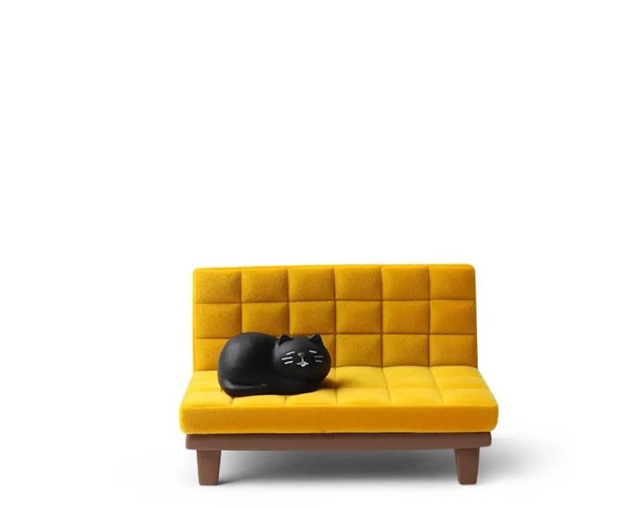 Miya Company Phone Stand Cat On Sofa Yellow | Cats