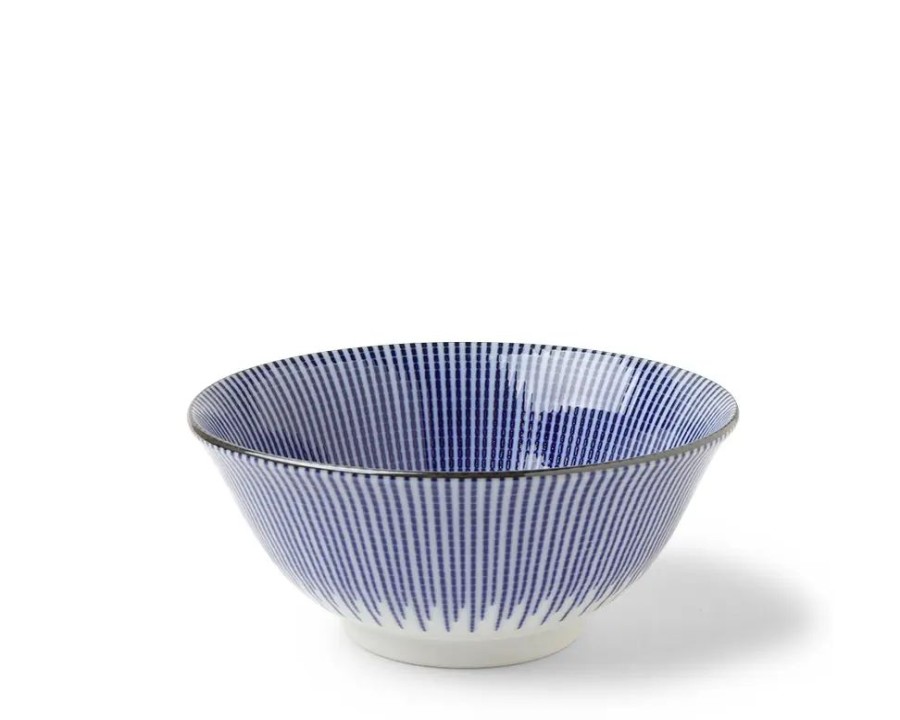 Miya Company Blue Spoke Bowl 6" | Medium Bowls