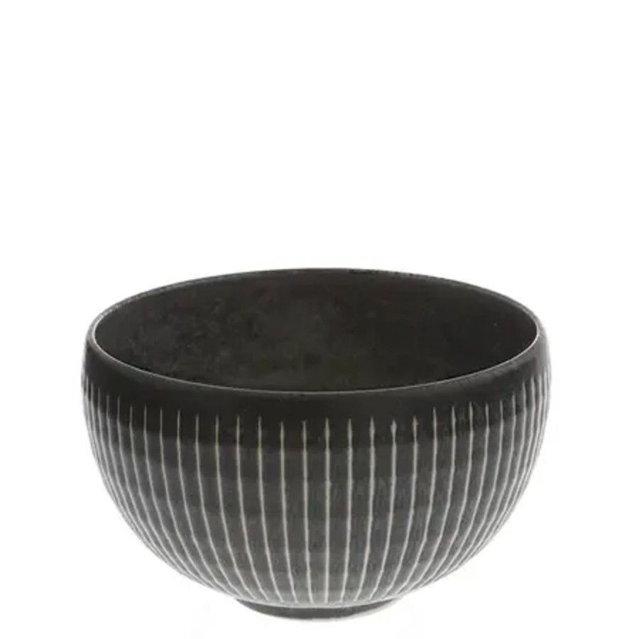 Miya Company Black Cosmos Horsetails Bowl 5-3/8" | Medium Bowls