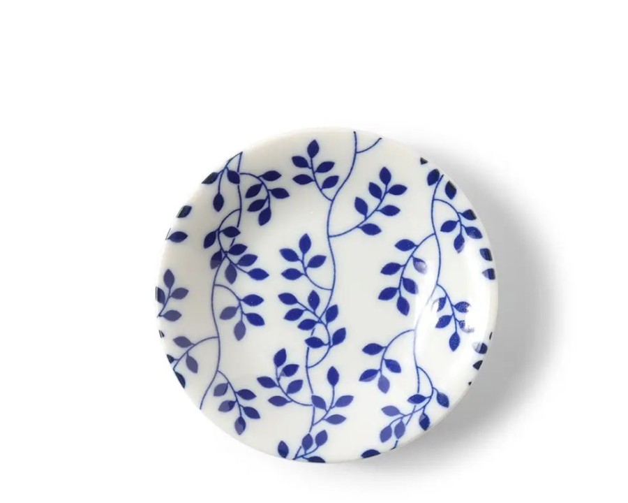 Miya Company Sauce Dish Blue & White Floral | Sauce Dishes