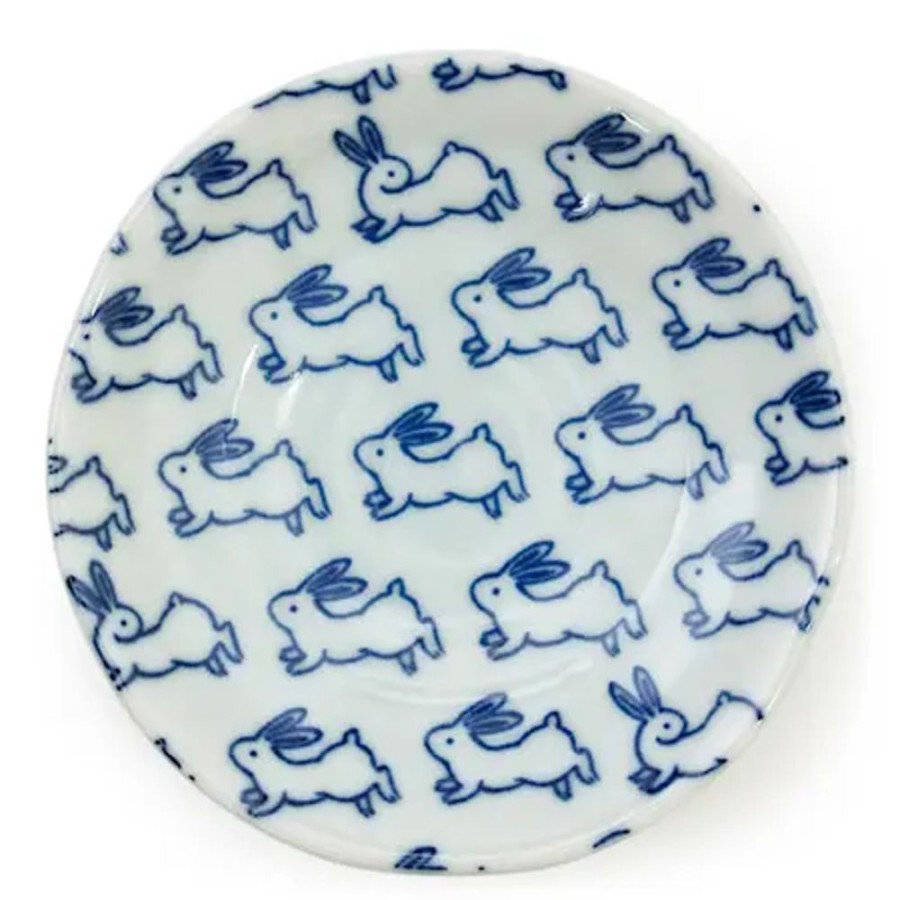 Miya Company Blue Rabbit 4" Sauce Dish | Plates