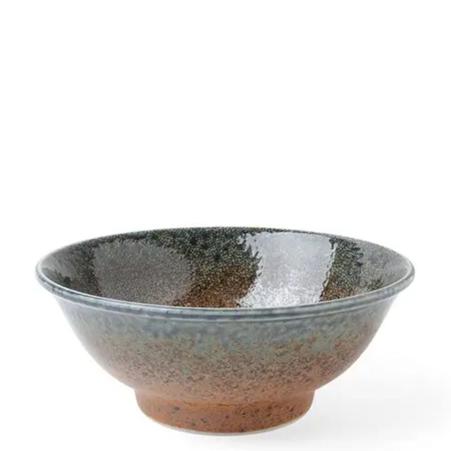 Miya Company Blue Sand Crackle Bowl 8-1/2" | Ramen Bowls