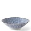 Miya Company Blue & White Mosaic 9.75" Bowl | Serving Bowls & Plates