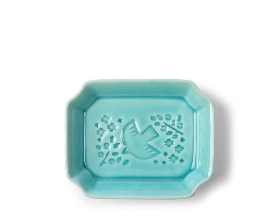 Miya Company Sauce Dish Bird Teal | Other