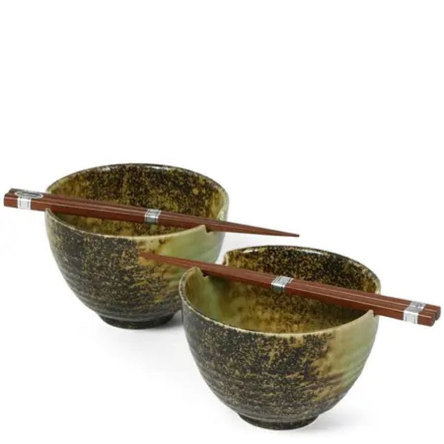 Miya Company Iwa Shimizu 5.5" Bowl For Two Set | Bowl Sets