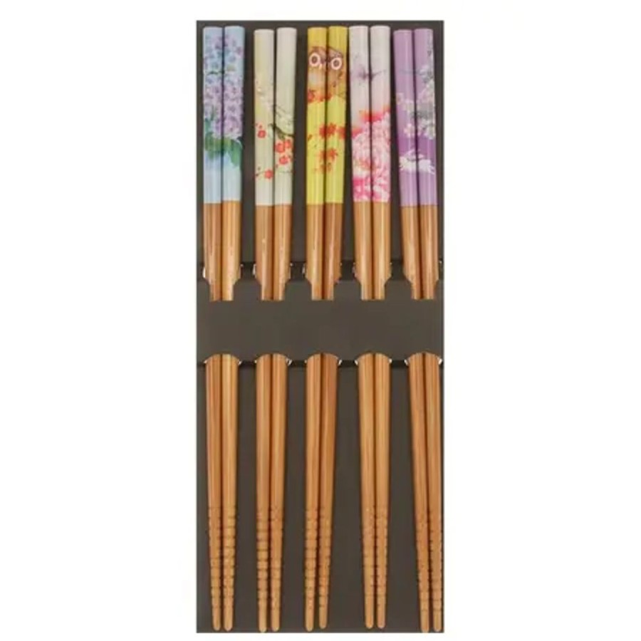 Miya Company Chopsticks Set Bamboo Garden Seasons | Chopsticks