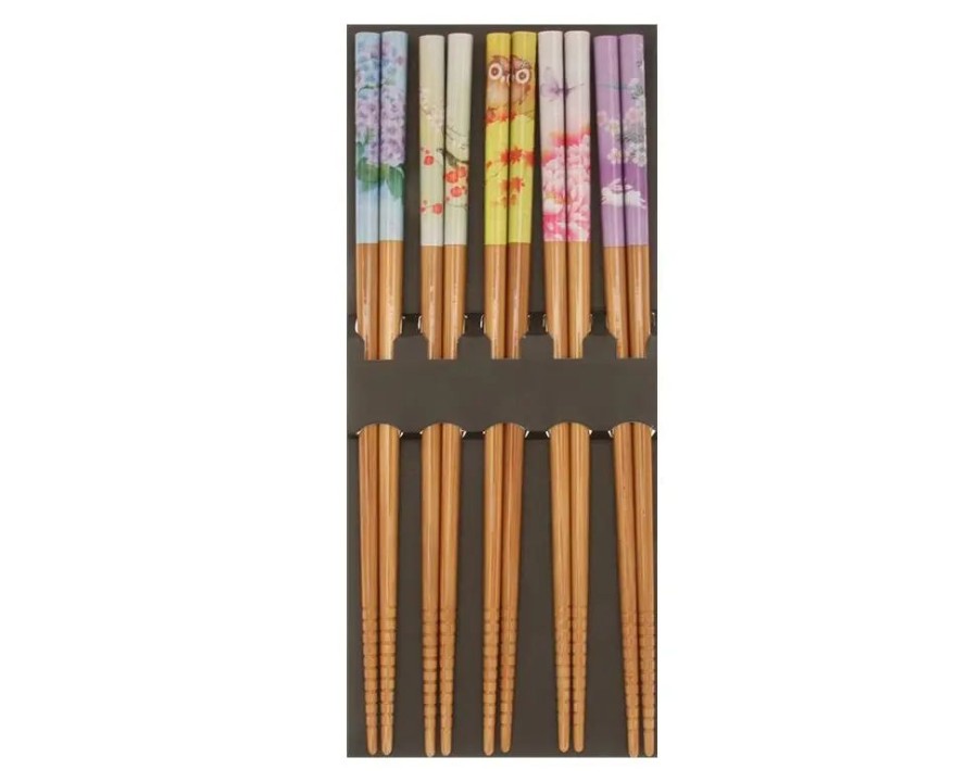 Miya Company Chopsticks Set Bamboo Garden Seasons | Chopsticks