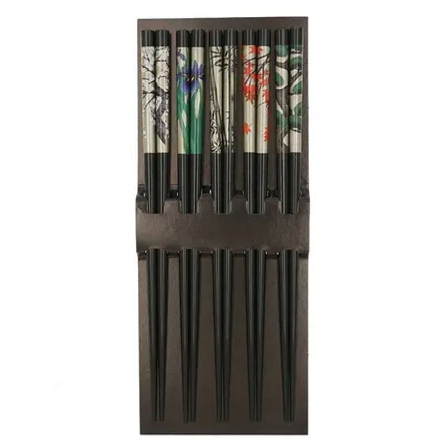 Miya Company Chopsticks Set Antique Byobu Black | Chopsticks