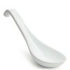 Miya Company Soup Spoon With Hook - White | Soup Spoons