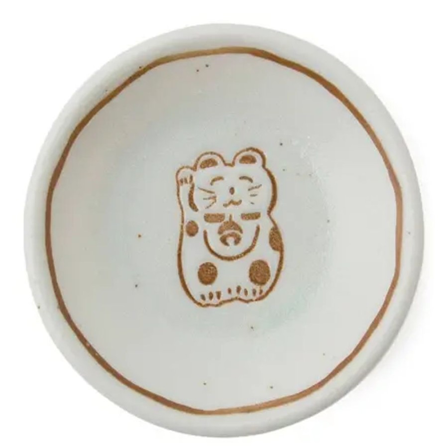 Miya Company Fortune Cat 3" Sauce Dish | Bowls