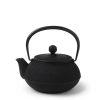 Miya Company Cast Iron Teapot Black Hobnail 0.65L | Teapots - Cast Iron