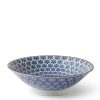 Miya Company Blue & White Snowflake 9.75" Bowl | Serving Bowls & Plates