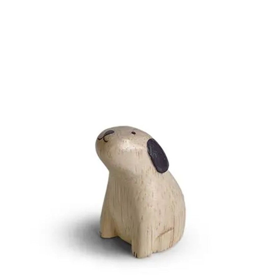 Miya Company T-Lab Wooden Animal Zodiac Dog | Dogs