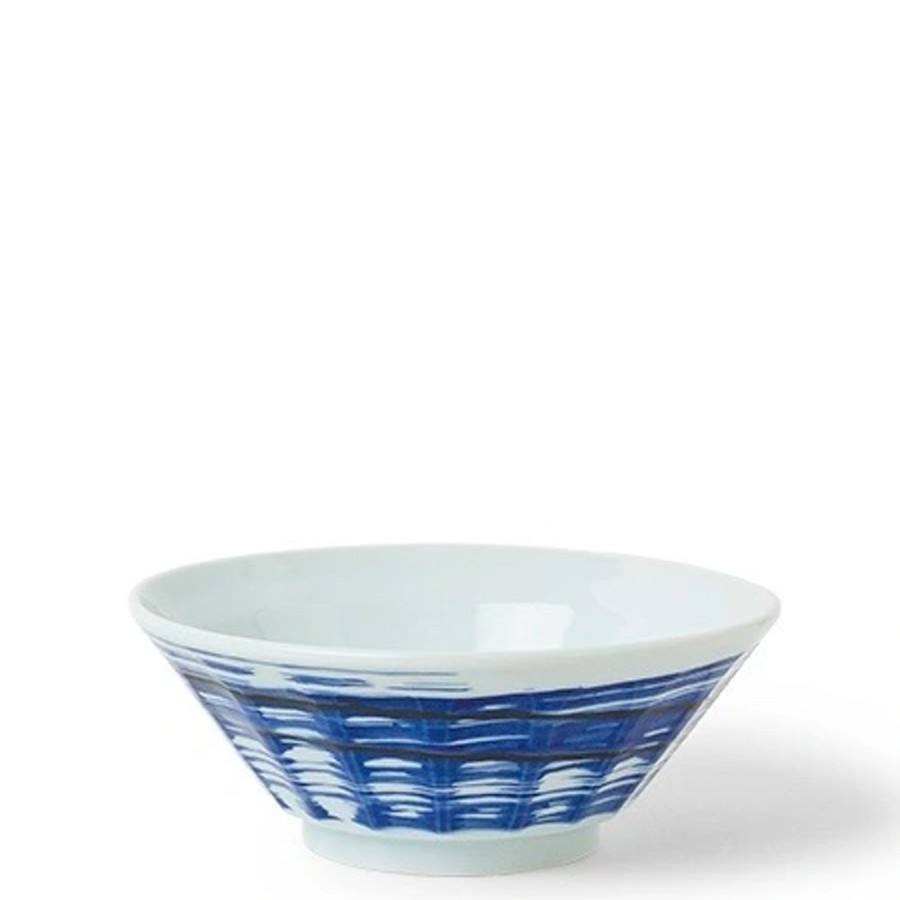 Miya Company Blue Strokes 7.75" Ramen Bowl | Ramen Bowls