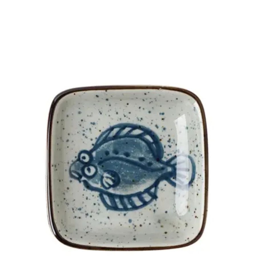 Miya Company Sauce Dish 3.5" Flounder | Fish