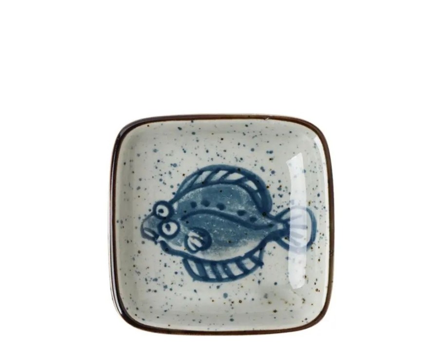 Miya Company Sauce Dish 3.5" Flounder | Fish