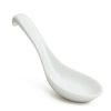 Miya Company White Porcelain Soup Spoon With Stopper | Soup Spoons