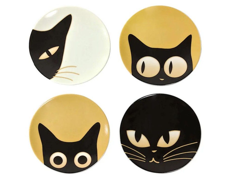 Miya Company Cat Eyes 3.5" Mini Plate Set | Plates