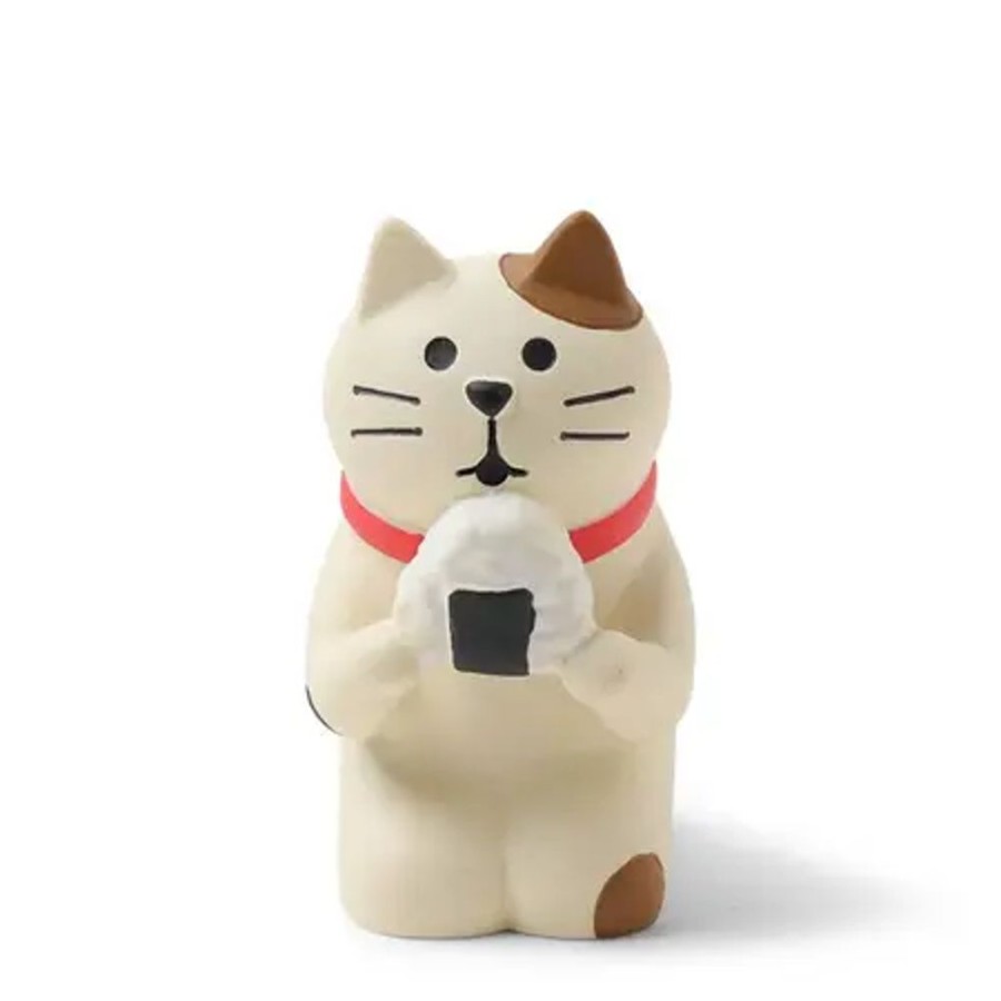 Miya Company Figurine Cat With Omusubi | Cats