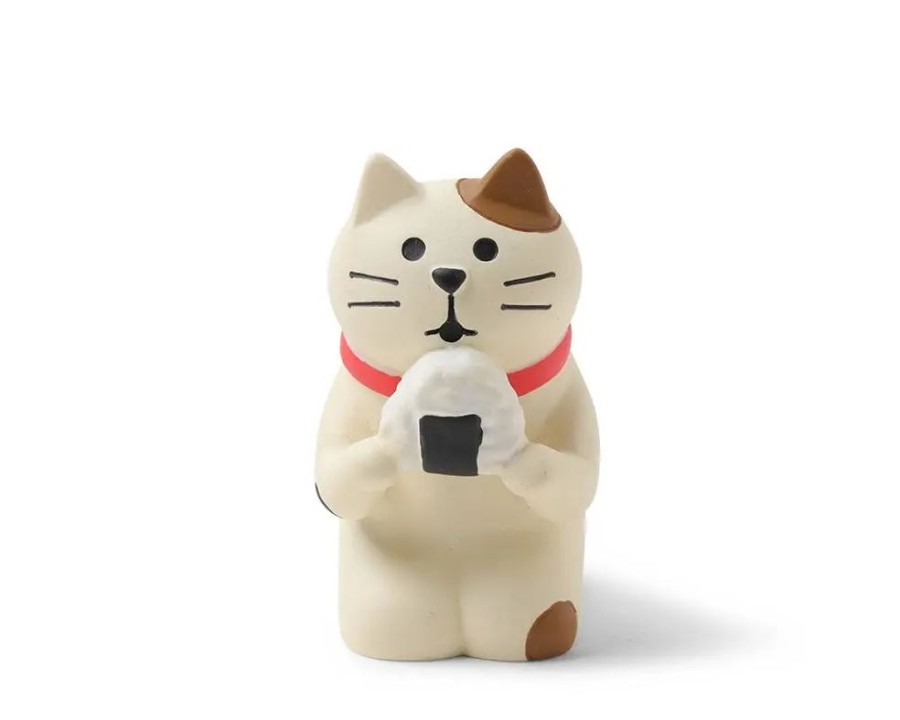 Miya Company Figurine Cat With Omusubi | Cats