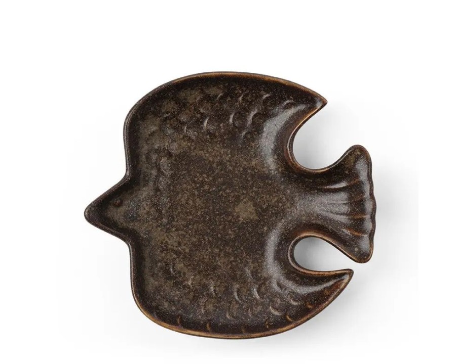 Miya Company Sauce Dish Bird Brown | Other