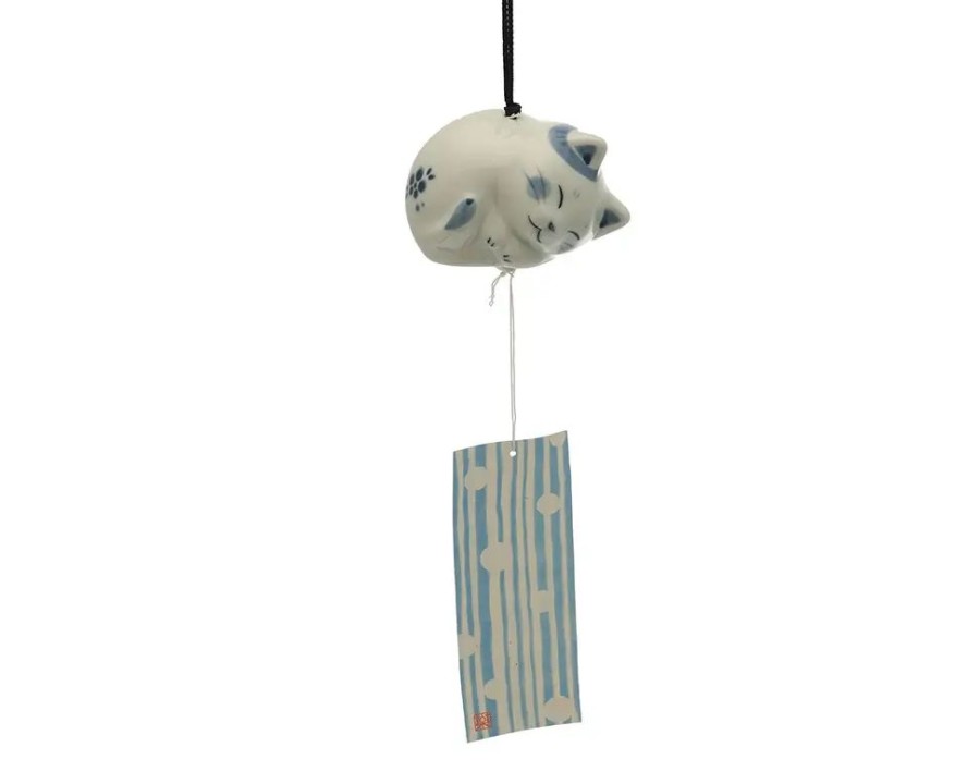 Miya Company Wind Chime Sleeping Cat | Cats