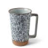 Miya Company Tall Mug Blue Floral 12 Oz. | Mugs