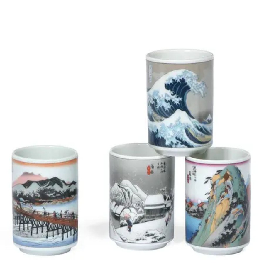 Miya Company Teacup Set Tokaido Scene 5 Oz. | Teacups