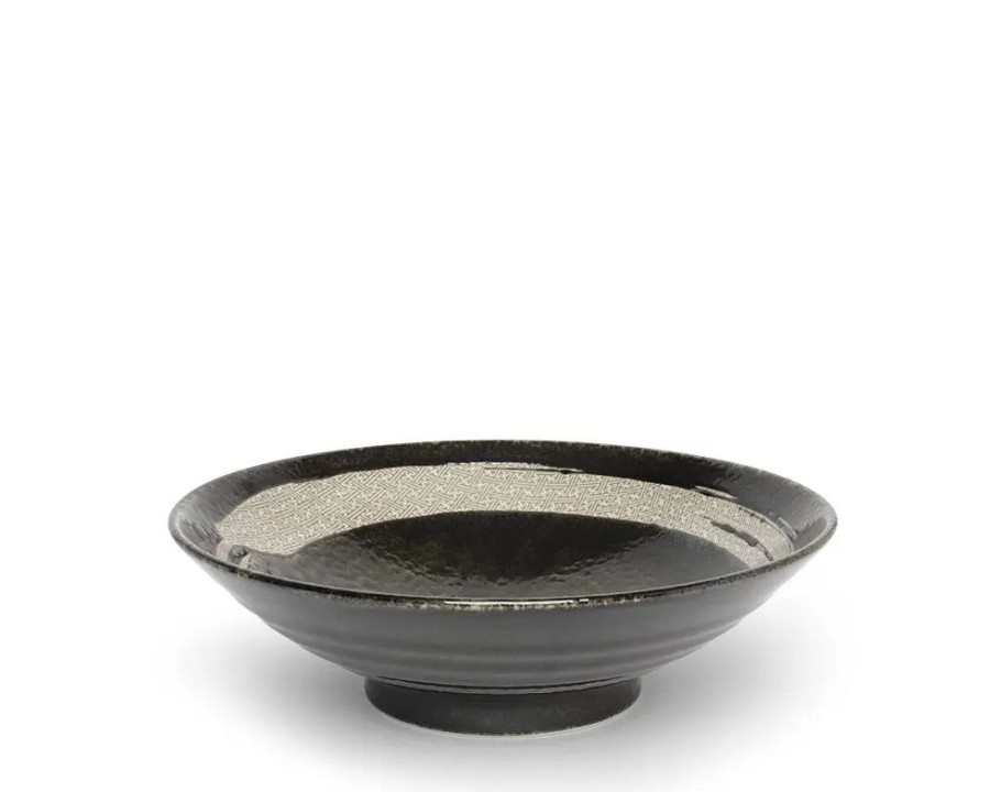 Miya Company Enso Dark Green Serving Bowl | Serving Bowls & Plates