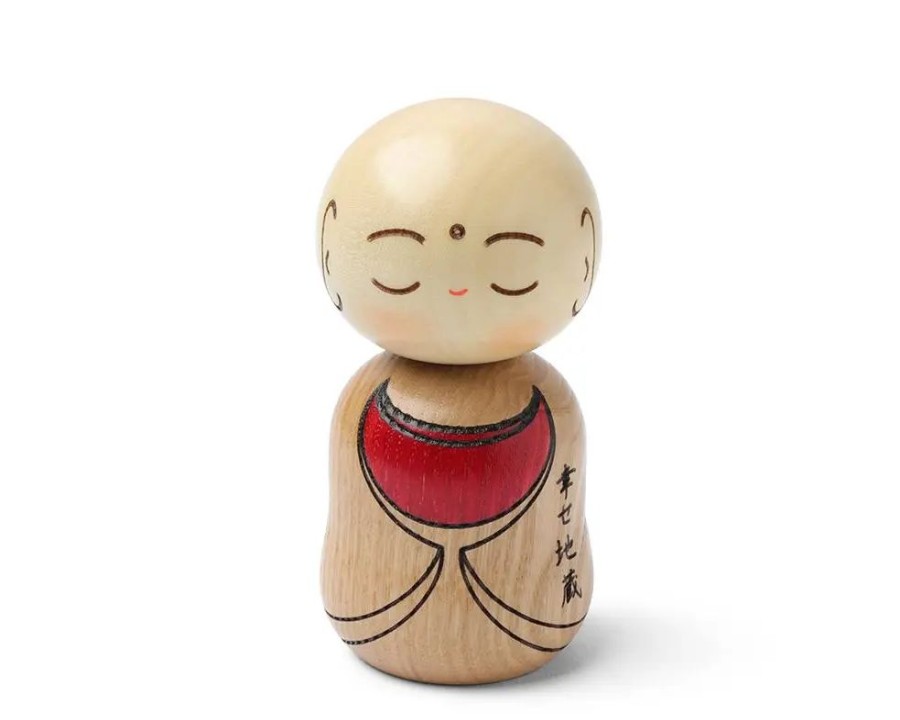 Miya Company Kokeshi Ojizo Brown | Figurines