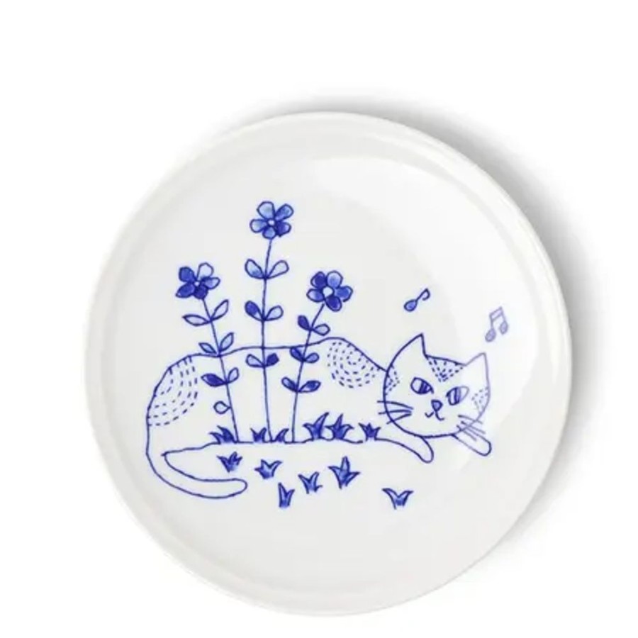 Miya Company Cat In The Field 5-1/2" Plate | Plates