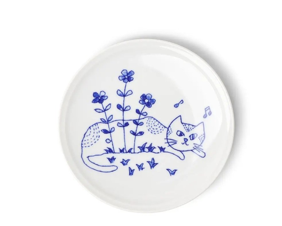 Miya Company Cat In The Field 5-1/2" Plate | Plates