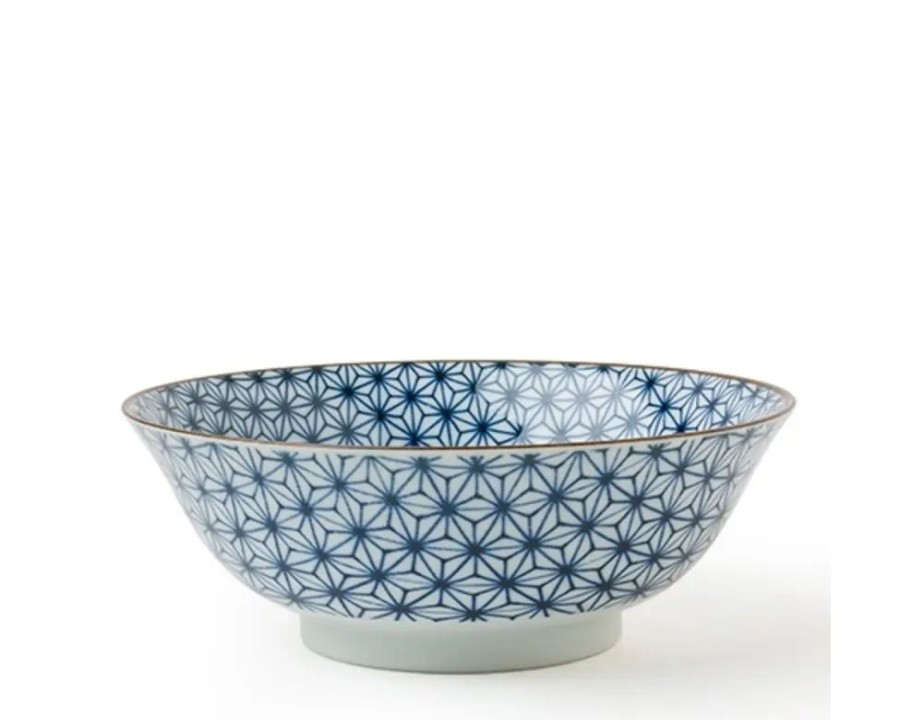 Miya Company Asanoha Colors 7.25" Bowl - Blue | Ramen Bowls